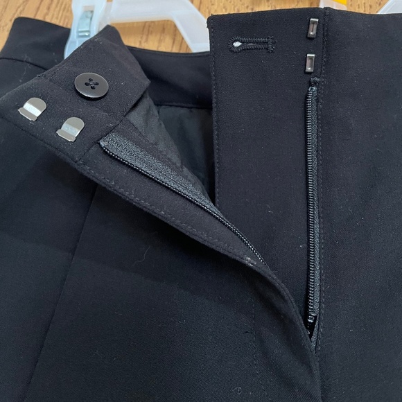 WHBM Women’s Black Signature Collection Wide Leg Crop Pants Sz-10 - Picture 5 of 9